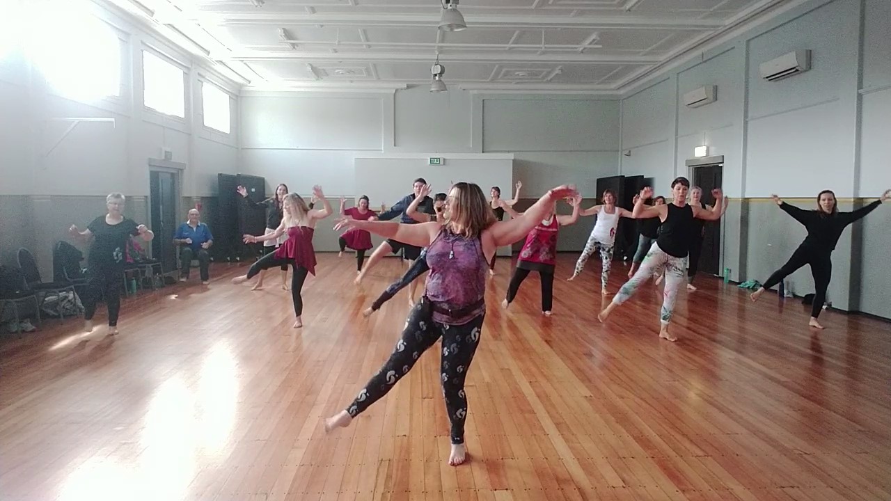 Dance NZ Following Belinda's Moves!